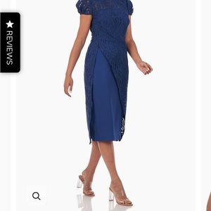 Beautiful, mother of the bride or groom cocktail dress.